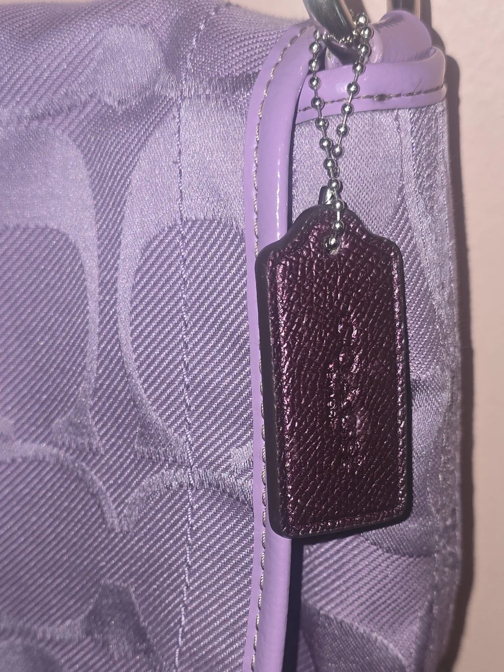 Coach gorgeous fabric snap